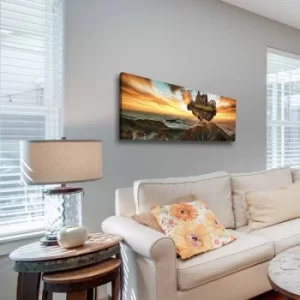 Image of 30902021C-021 Multicolor Decorative Canvas Painting