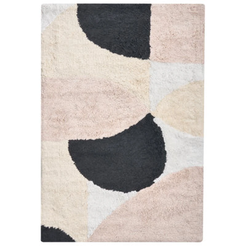 Image of Beliani Bath Mat Sanoli Beige 60 X 90 Cm Cotton