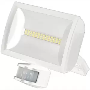 image of TimeGuard 20W LED Energy Saver Wide Beam PIR Floodlight - White - LEDX20PIRWH