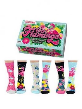 image of United Oddsocks - Go Flamingo - Ladies