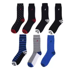 Image of Kangol Formal Socks 7 Pack Ladies - Multi