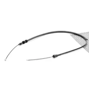 Image of RIDEX Brake Cable 124C0218 Hand Brake Cable,Parking Brake Cable RENAULT,NISSAN,KANGOO (KC0/1_),KANGOO / GRAND KANGOO (KW0/1_),KANGOO Express (FC0/1_)