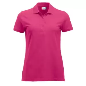 Image of Clique Womens/Ladies Marion Polo Shirt (S) (Bright Cerise)