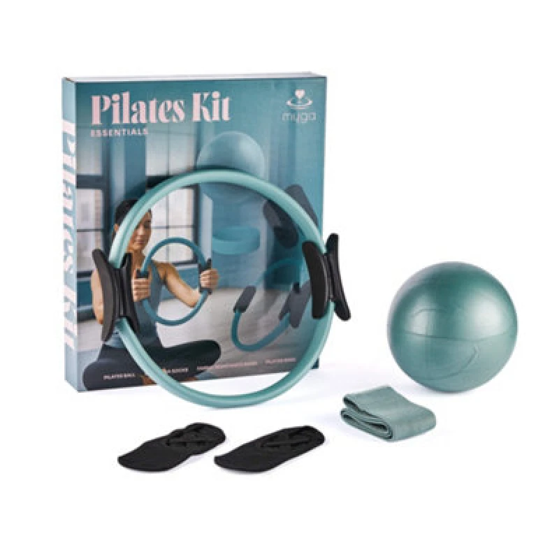 Image of Myga Teal Pilates Essentials Kit For Home Fitness Workouts