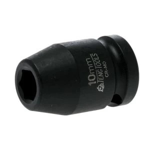 Image of Teng Impact Socket Hexagon 6-Point 1/2in Drive 10mm