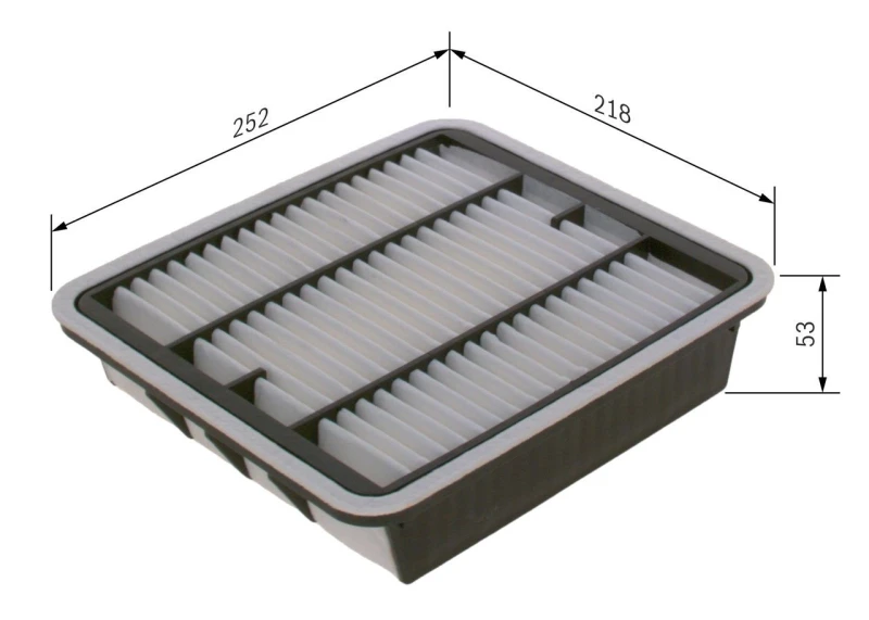 Image of Bosch F 026 400 306 Air filter Filter Insert Air Filter (8)