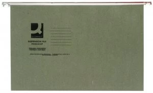 Image of Q-Connect Foolscap Tabbed Suspension Files - 50 Pack