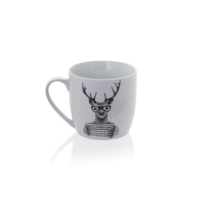 image of Sabichi Hipster Stag Porcelain Mug