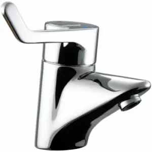 image of Armitage Shanks - Contour 21 Single Lever Sequential Basin Mixer Tap with Flexi Tails - No waste