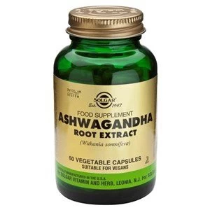 image of Solgar Ashwagandha Root Extract Vegetable Capsules 60 Vegicaps