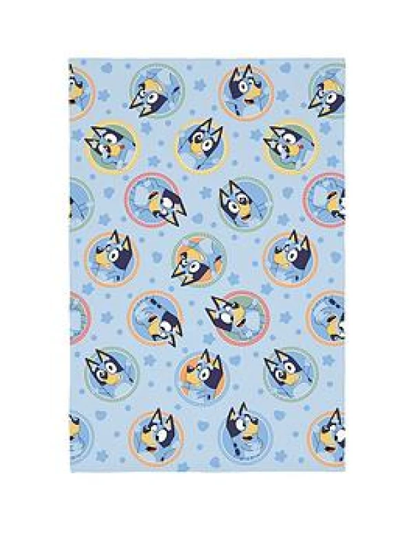 Image of Bluey Bluey Kids Fleece Throw - Blue - 150x100cm