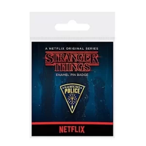 image of Stranger Things Badge Hawkins Police