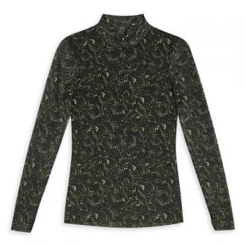 Image of Ted Baker Teeana Mesh T Shirt - Black