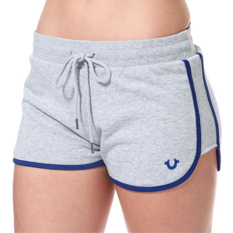 Image of True Religion Flock Logo Running Shorts - Grey Grey 14