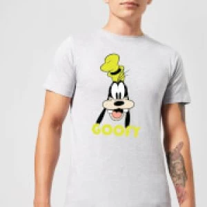 image of Disney Mickey Mouse Goofy Face T-Shirt - Grey - 3XL