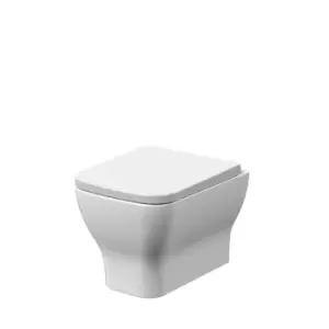 image of Nuie Ava Wall Hung Pan & Seat - White