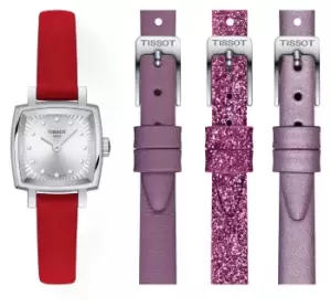 image of Tissot T0581091603600 Lovely Square Valentines Gift Set Watch