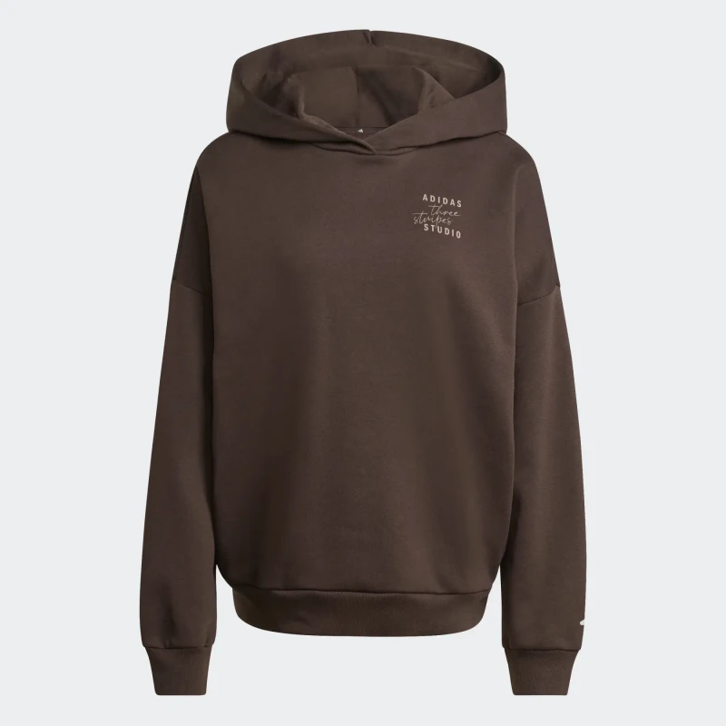 Image of Adidas Sweatshirt woman adidas Studio HD Auco 3-Stripes Marron Female XS