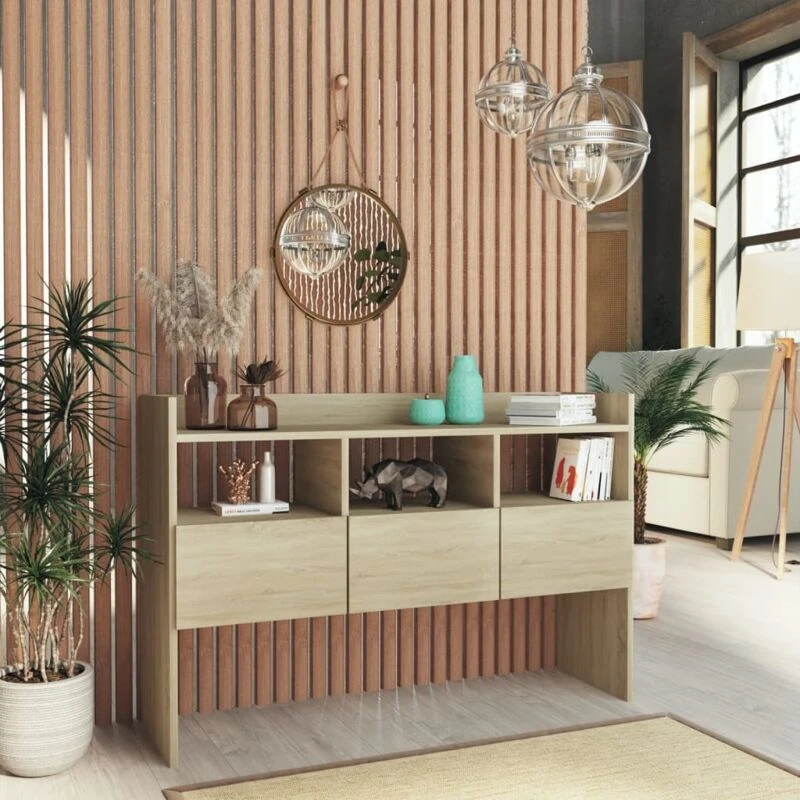 Image of VIDAXL Sideboard Sonoma Oak 105x30x70cm Engineered Wood Vidaxl 8720286607206