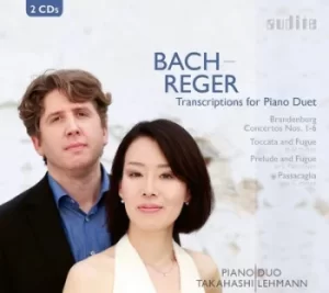 Image of Bach/Reger Transcriptions for Piano Duet by Johann Sebastian Bach CD Album