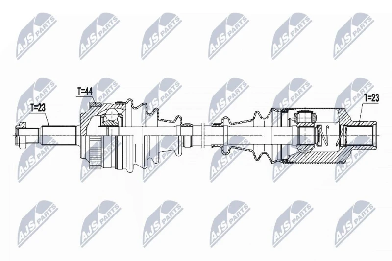 Image of NTY NPW-RE-111 Drive shaft Front Axle Right Drive Shaft (13)