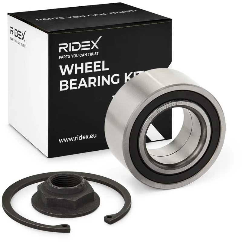 Image of RIDEX 654W0410 Wheel bearing kit Rear Axle both sides Wheel Bearing Kit (654)