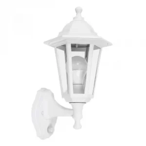 Image of Mayfair IP44 Outdoor Lantern with PIR Sensor in White