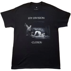 Image of Joy Division - Classic Closer Unisex Large T-Shirt - Black