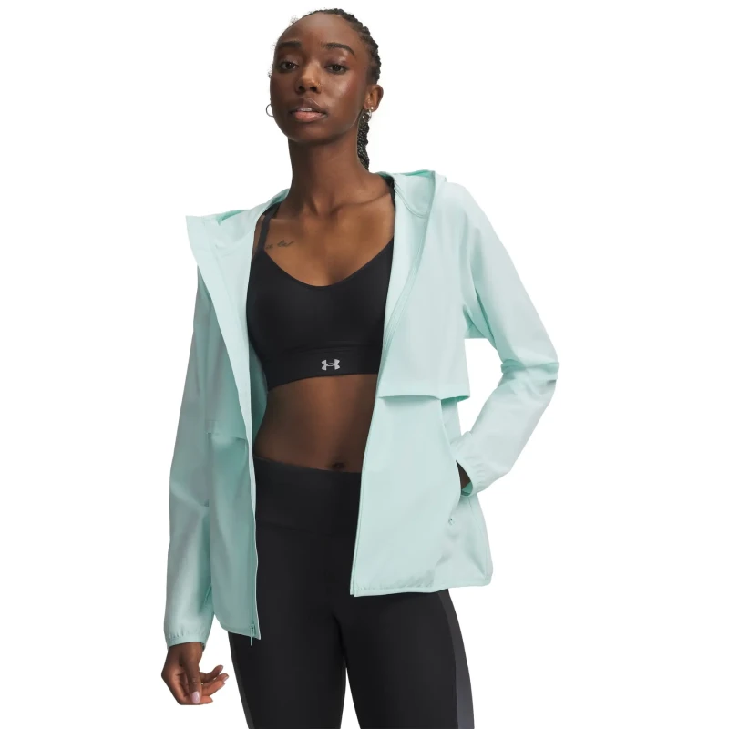 Image of Womens jacket Under Armour Velociti Pro Storm Blanc Female XS
