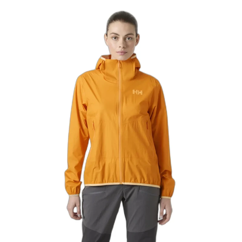 Image of Helly Hansen Womens waterproof jacket Helly Hansen Verglas 2.5 L Orange Female L