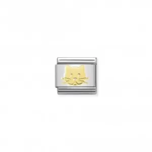 Image of Nomination Composable Classic Symbols 18K Gold Cat Snout Link 030162/53