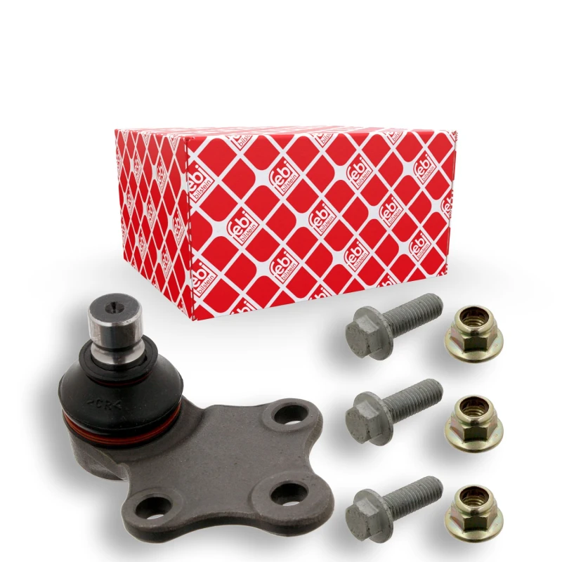 Image of FEBI BILSTEIN 31814 Ball joint Front Axle Right, with bolts/screws Support-/Steering Link (2462)