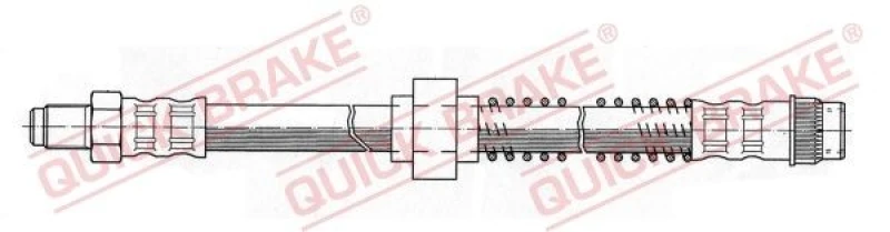 Image of QUICK BRAKE Brake hose QUICK BRAKE 32.973