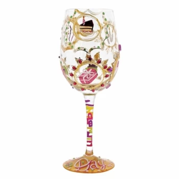 Image of Queen for a Day Wine Glass
