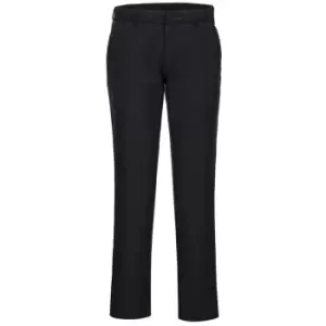 Image of Portwest S232BKR34 - sz 34 Stretch Slim Chino Trouser - Black - Black