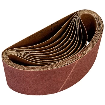 Image of Worksafe WSB6240 Sanding Belt 100 x 620mm 40Grit - Pack of 10