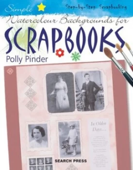 Image of Simple Watercolour Backgrounds for Scrapbooks by Polly Pinder Book