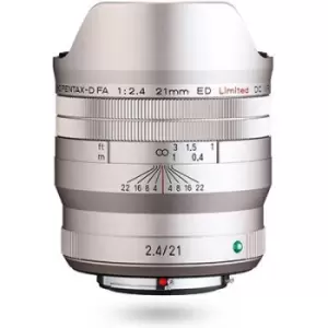 Image of Pentax-D FA HD 21mm f2.4 ED Limited DC WR Lens - Silver