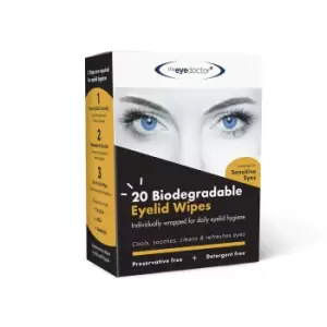 image of The Eye Doctor Biodegradable Eyelid Wipes