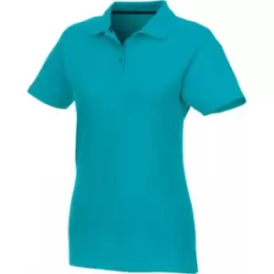 Image of Elevate Womens/Ladies Helios Short Sleeve Polo Shirt (XXL) (Aqua)