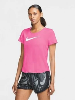 image of Nike Curve Running Swoosh Tee