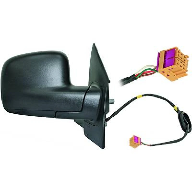 Image of DIEDERICHS 2272224 Wing mirror Right, Complete Mirror, primed Outside Mirror (50)