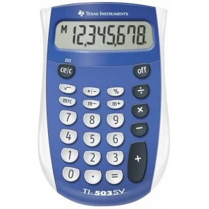 Texas Instruments 503SV/FBL/11E1 TI503SV Pocket Calculator with Large Display