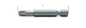 Image of Beta Tools 862 PZ 1x 1/4" Hex Drive Pozidriv Bit PZ1 x 50mm Long