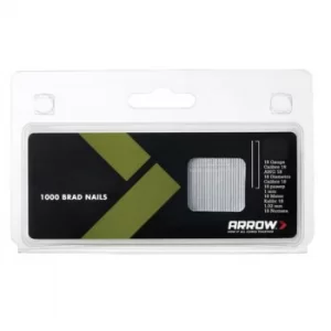 image of Arrow BN1824 Brad Nails 38mm 18g Pack 1000