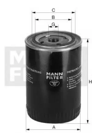 Image of Oil Filter W1140/2 By Mann