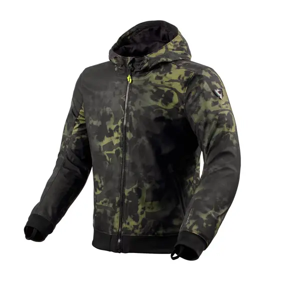 Image of REV'IT! Saros WB Jacket Black Dark Green Size M