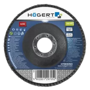 Image of Hogert Technik Grinding Disc, angle grinder Ø: 125mm HT8D051