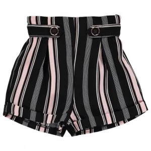 Image of Firetrap Crepe Shorts Junior Girls - Jet Stripe