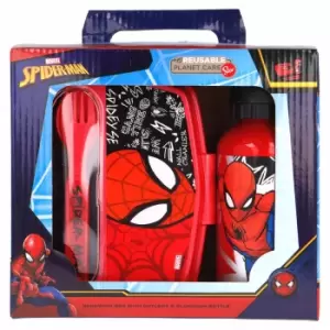 Image of Stor 4 Pcs Urban Back To School Set In Gift Box (aluminium Bottle 400 Ml & Funny Sandwich Box)